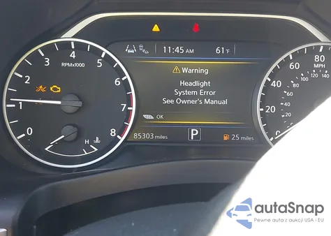 2020 Nissan Murano Sv Intelligent Awd z USA, uszkodzony, nr VIN 5N1AZ2BS9LN174656